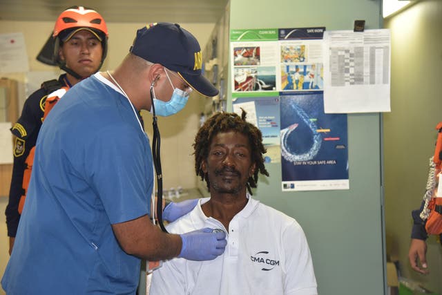 Colombia Shipwrecked Sailor