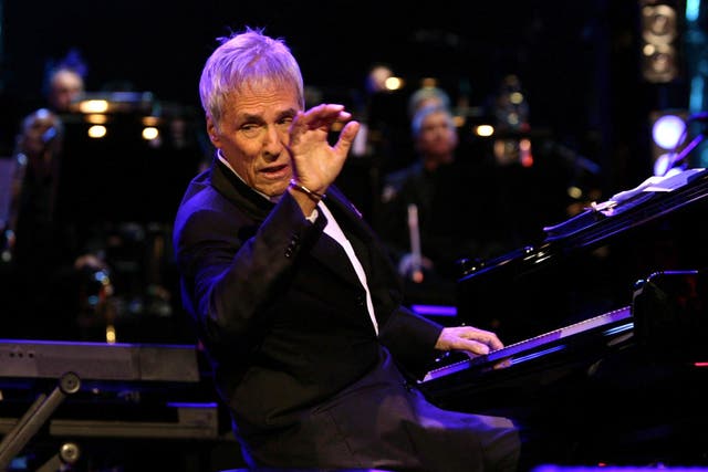 <p>Bacharach performs with the BBC orchestra in 2008 </p>