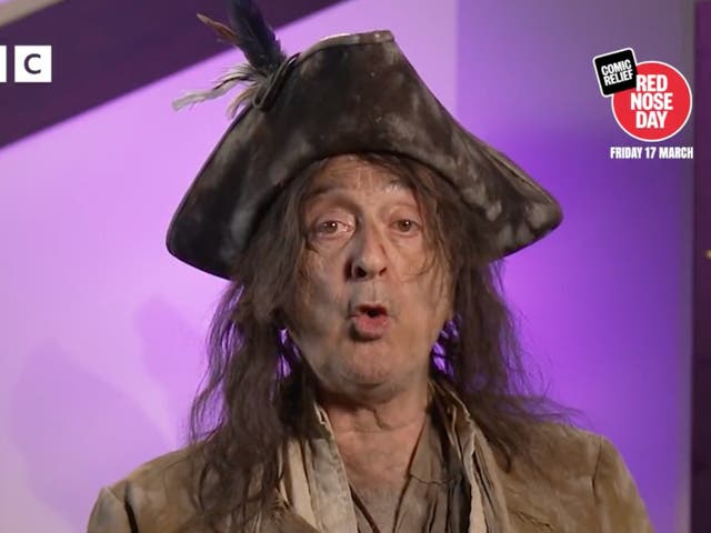 <p>Tony Robinson as Baldrick on ‘Comic Relief’</p>