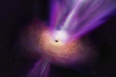 Images show black hole spewing out ‘powerful’ jet for first ever time