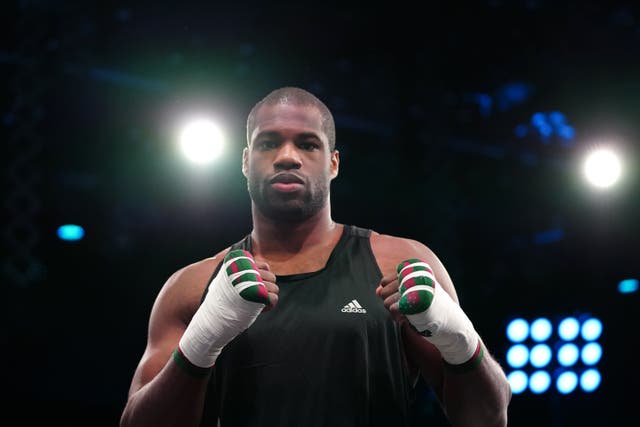 Daniel Dubois says he is ready to face Oleksandr Usyk (Zac Goodwin/PA)