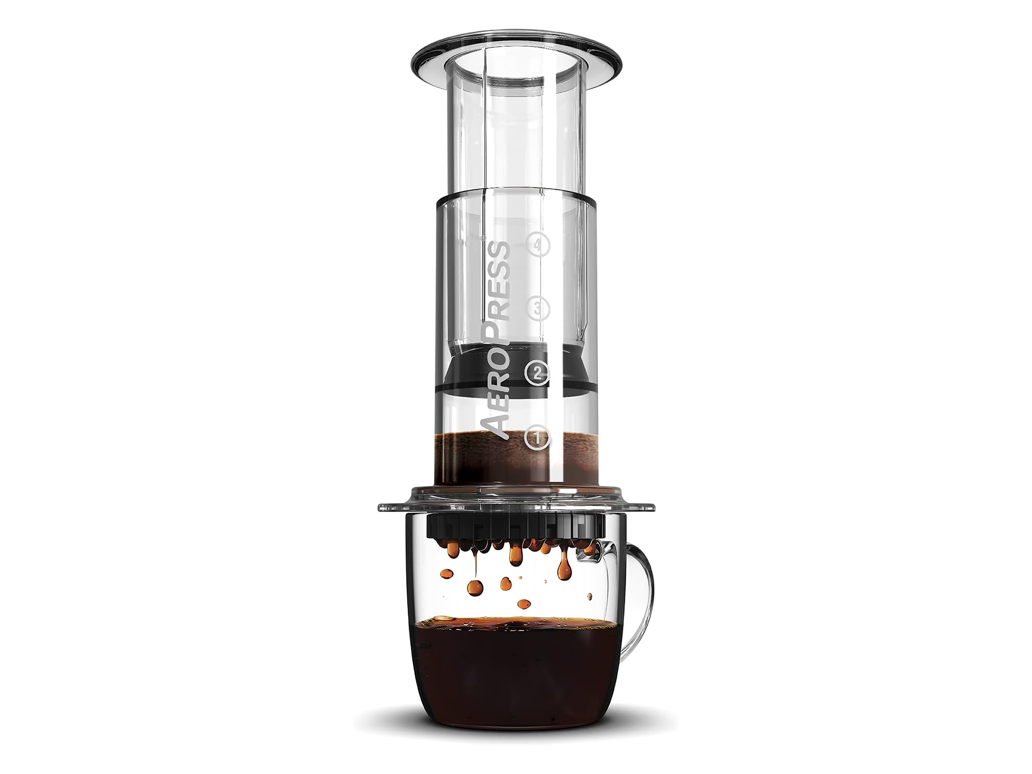 Aeropress clear coffee maker