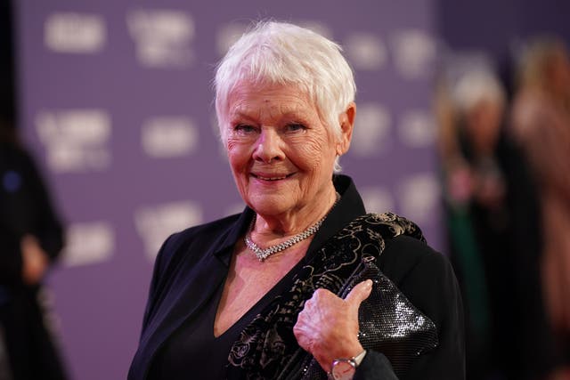 Dame Judi Dench (Yui Mok/PA)