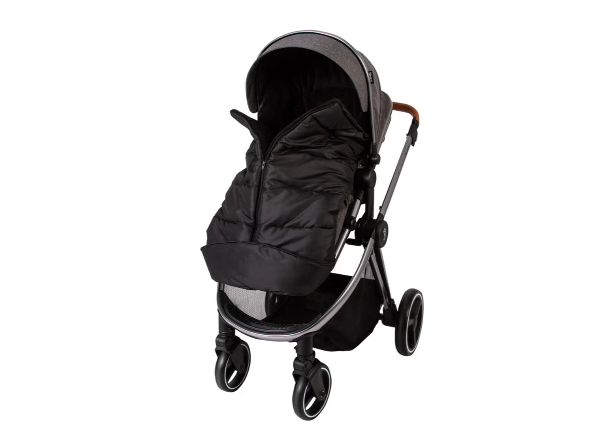 Red Kite black junior fleece stroller footmuff