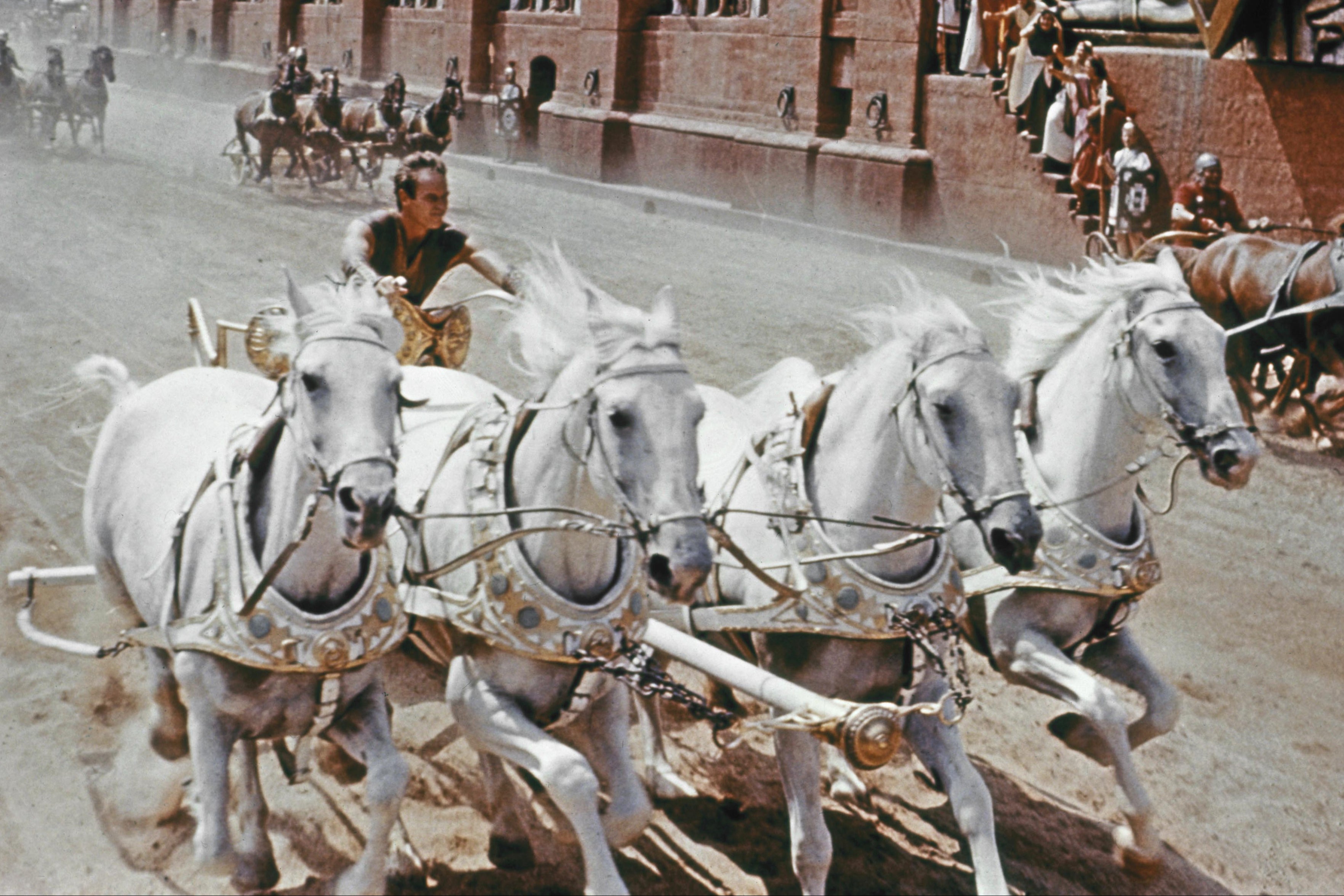 Chariots of fire: the thrilling chariot race in the 1959 epic ‘Ben-Hur’