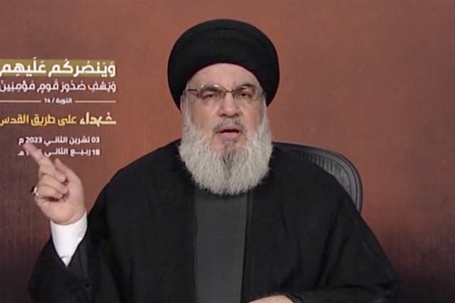 <p>‘This glorious, blessed large-scale operation was a hundred per cent Palestinian in terms of decision and execution,’ said Hezbollah leader Hassan Nasrallah</p>