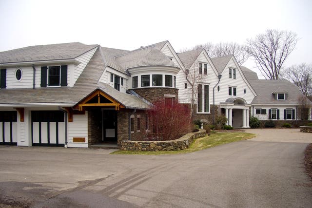 <p>Dover, Massachusetts mansion where three family members were found dead</p>