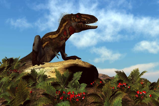 An artist’s impression of a Nanotyrannus dinosaur (Elena Elenaphotos21/Alamy Stock Photo)