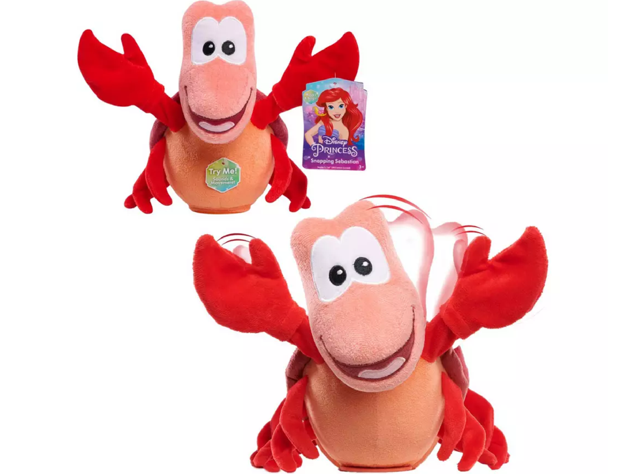 Snapping Sebastian Little Mermaid toy