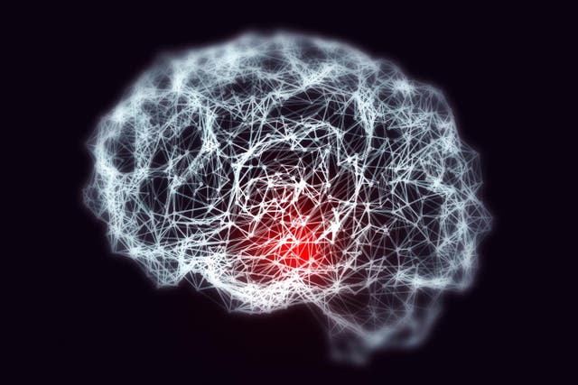 <p>Conceptual image showing blurred brain with loss of neuronal networks</p>