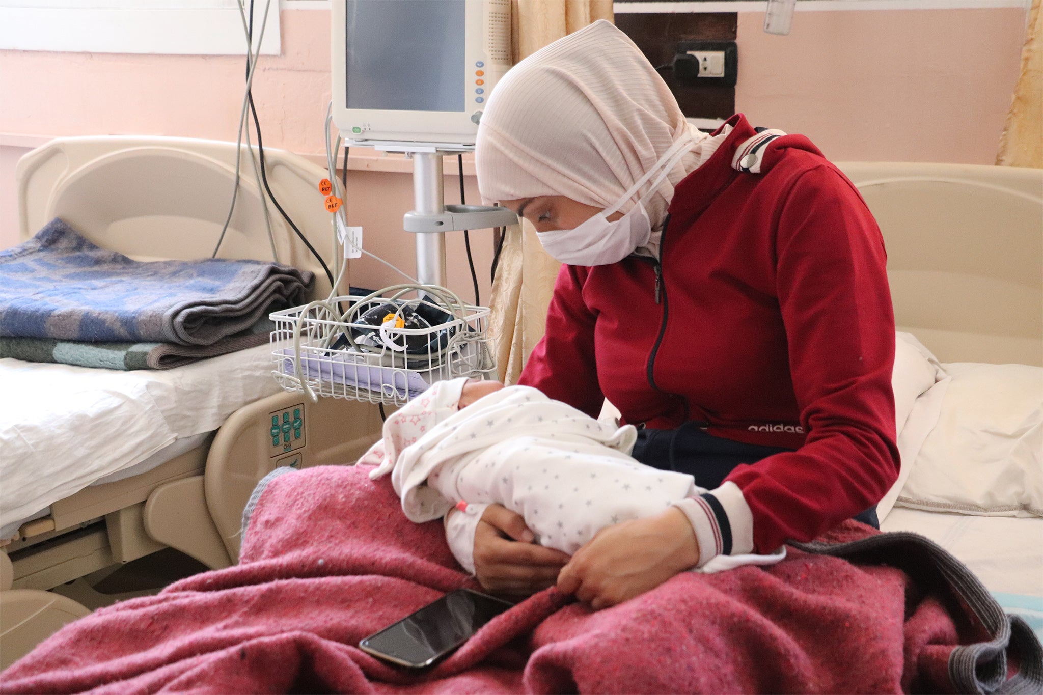 Abeer is the mother of a newborn daughter, born in an ActionAid-funded hospital in northwest Syria