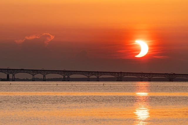 <p>The eclipse will be visible in various areas of the US</p>