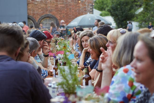 <p>Food for thought: The Long Table in Stroud, which opened in 2018, has a unique way of doing things </p>