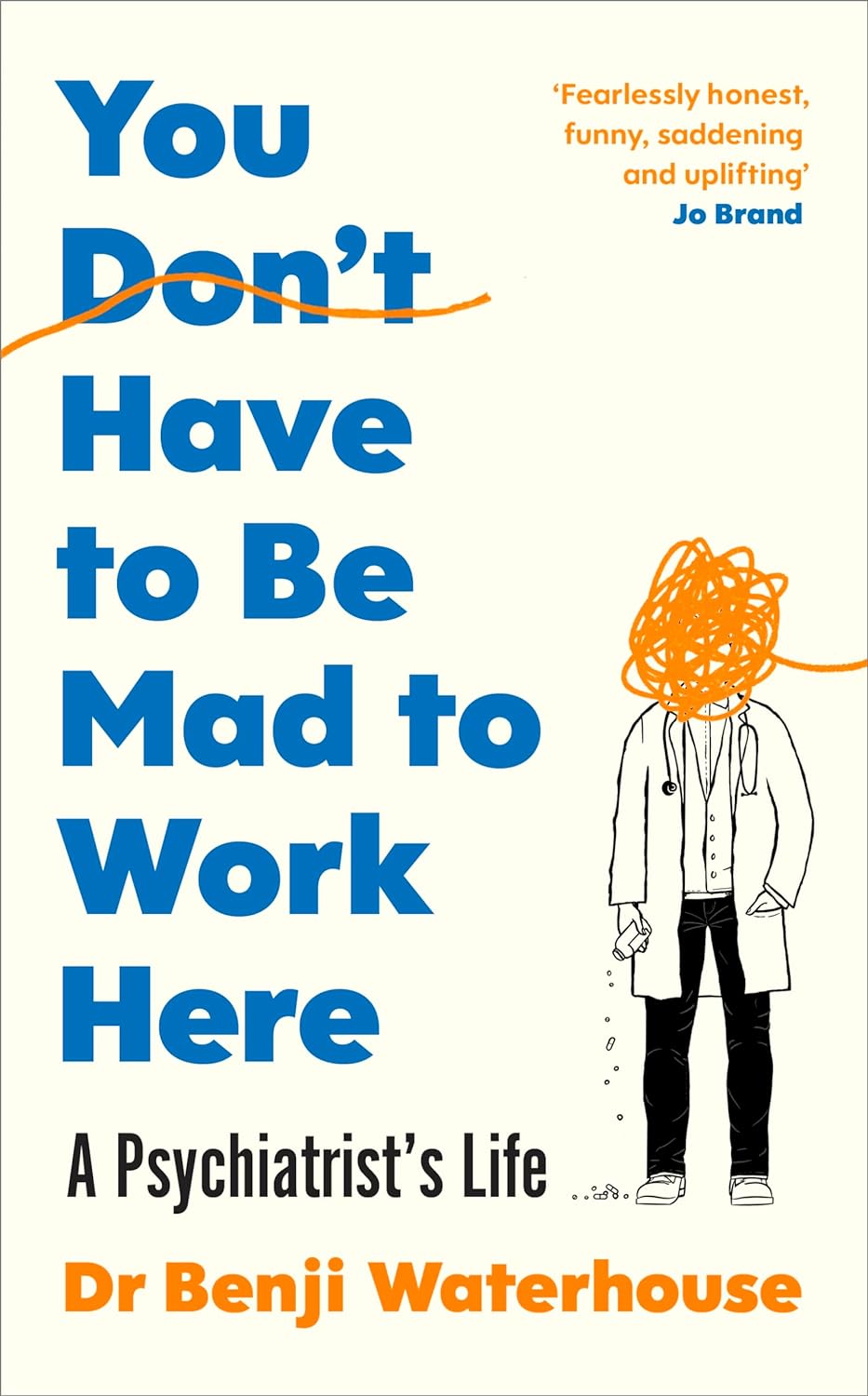 Dr Benji Waterhouse’s book about being ‘a firefighting psychiatrist’ mixes humour with immense pain