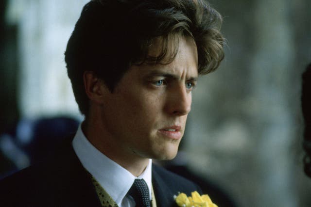 <p>Hugh Grant in ‘Four Weddings'</p>