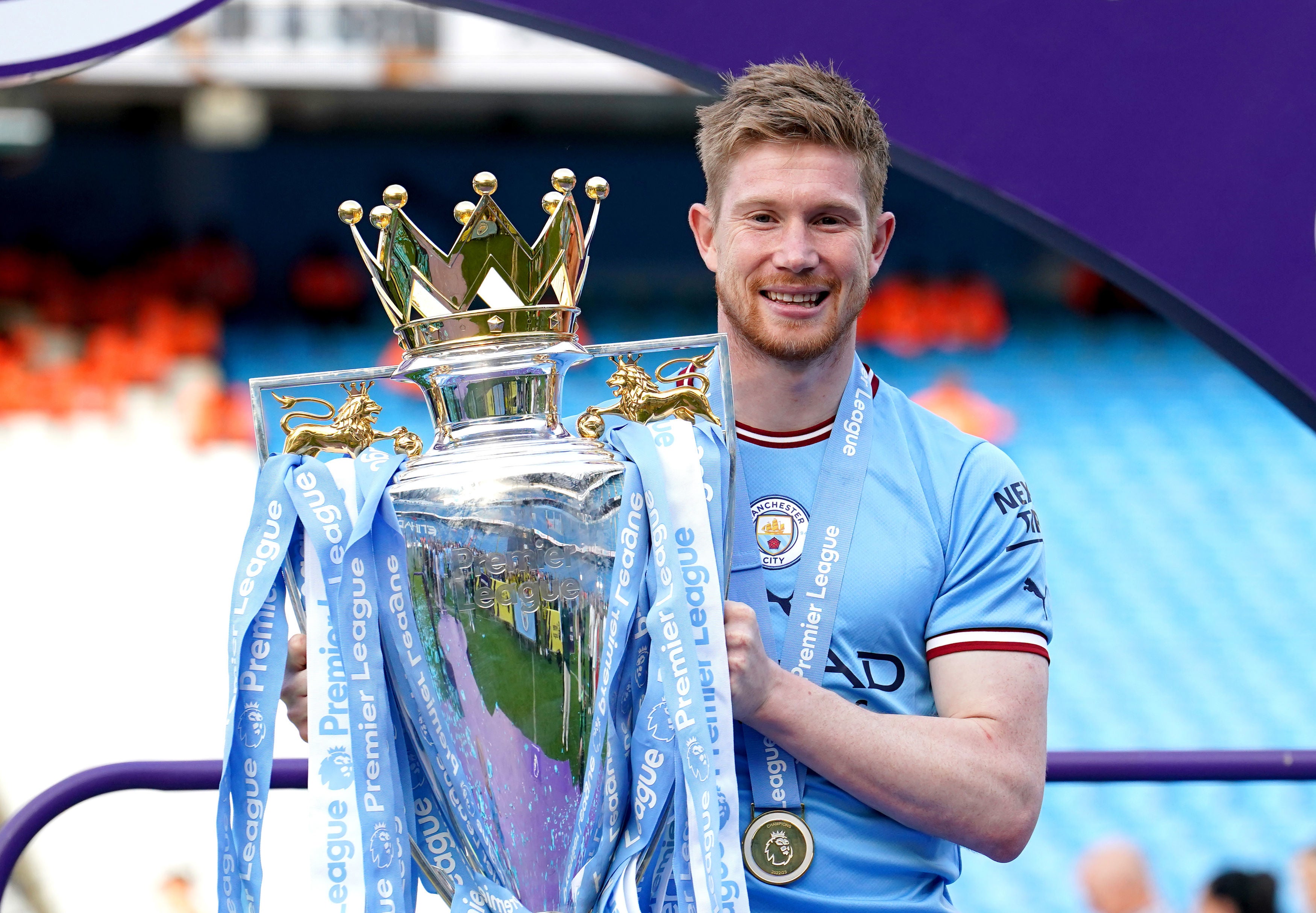 Kevin De Bruyne has enjoyed a trophy-laden time at Manchester City