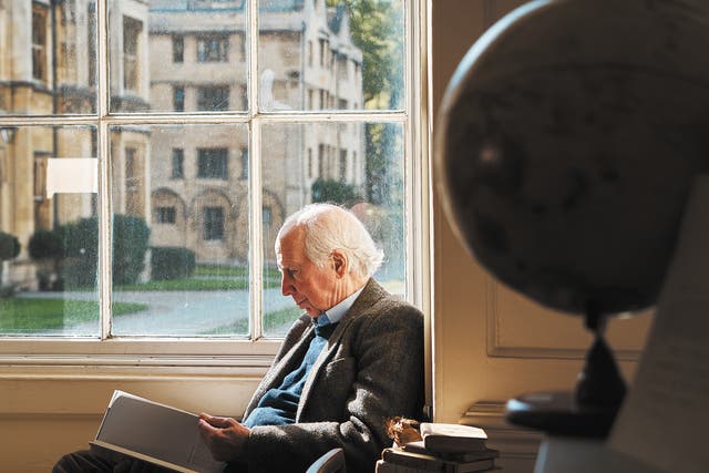 <p>Alan Macfarlane, emeritus professor of anthropological science at the University of Cambridge, in his King’s College office</p>