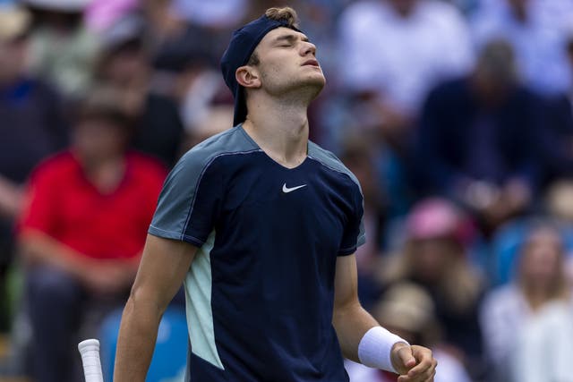 Jack Draper slumped to defeat in Paris (Martin Rickett/PA)