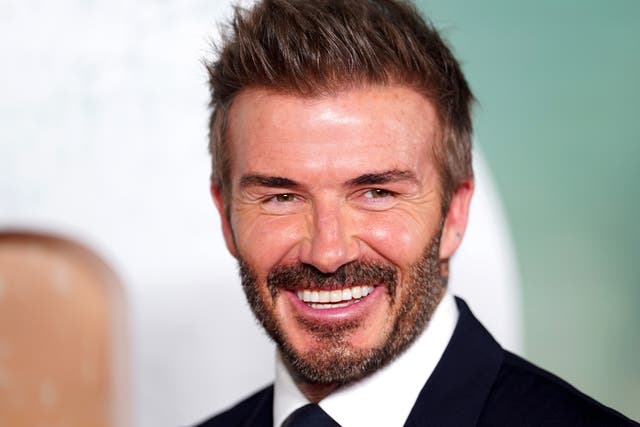 <p>File. David Beckham </p>