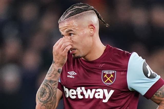 <p>Kalvin Phillips struggled on loan at West Ham</p>