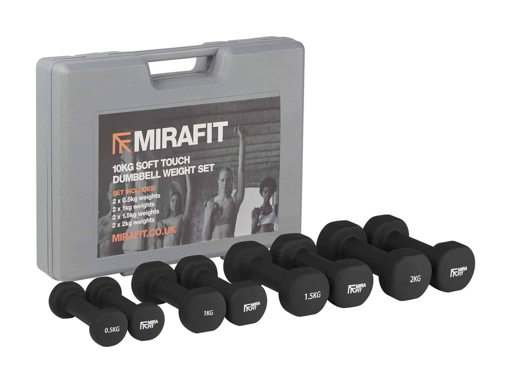 IndyBest Mirafit 10kg Dumbbell home gym