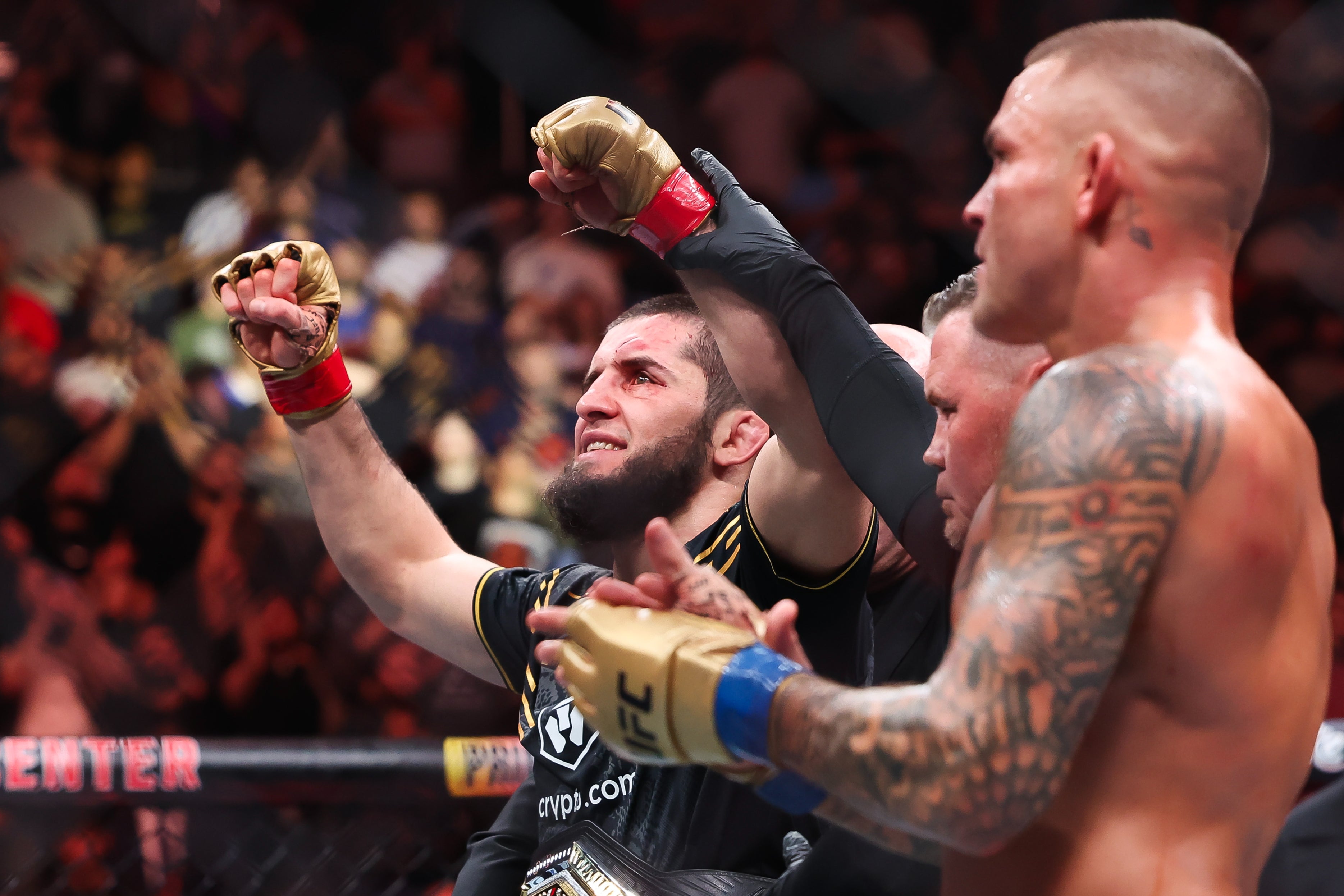 Makhachev, the UFC’s pound-for-pound No 1 fight, recorded a third successful title defence