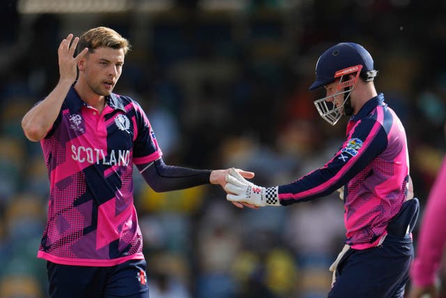 Brad Currie is hoping Scotland can build on their good start to the T20 World Cup (Ricardo Mazalan/AP)