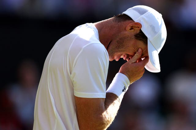 Andy Murray (pictured) lost in straight sets to American Marcos Giron (Steven Paston/PA)