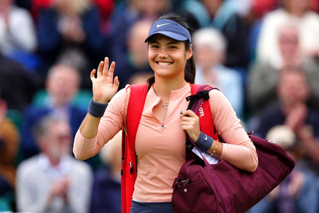 Emma Raducanu (pictured) produced a solid display to beat Daria Snigur (Mike Egerton/PA)