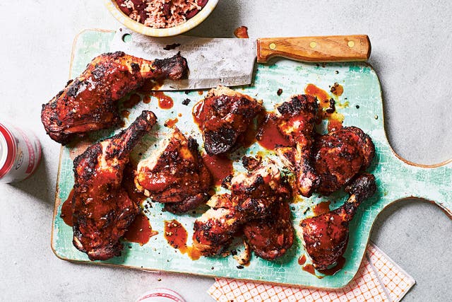 <p>Jerk chicken is a popular Jamaican dish that is known for its aromatic and spicy flavours</p>