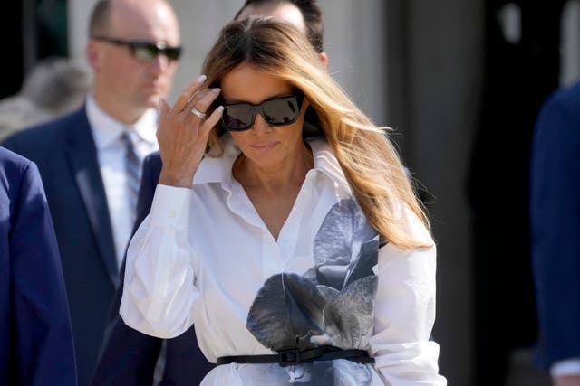<p>Former first lady Melania Trump has made few public appearances in 2024 campaign season </p>
