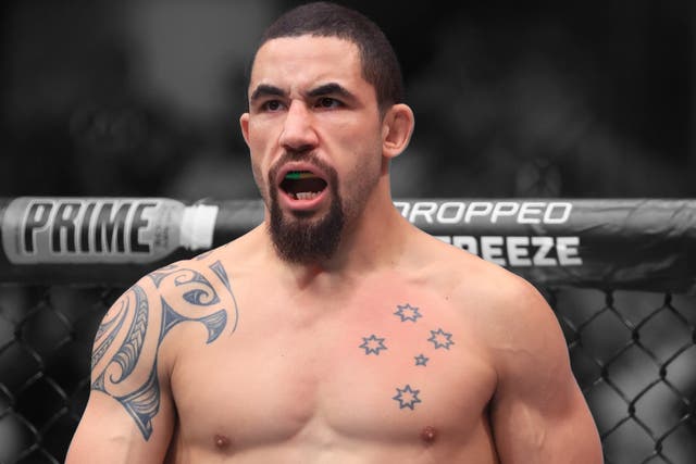 <p>Former UFC middleweight champion Robert Whittaker</p>