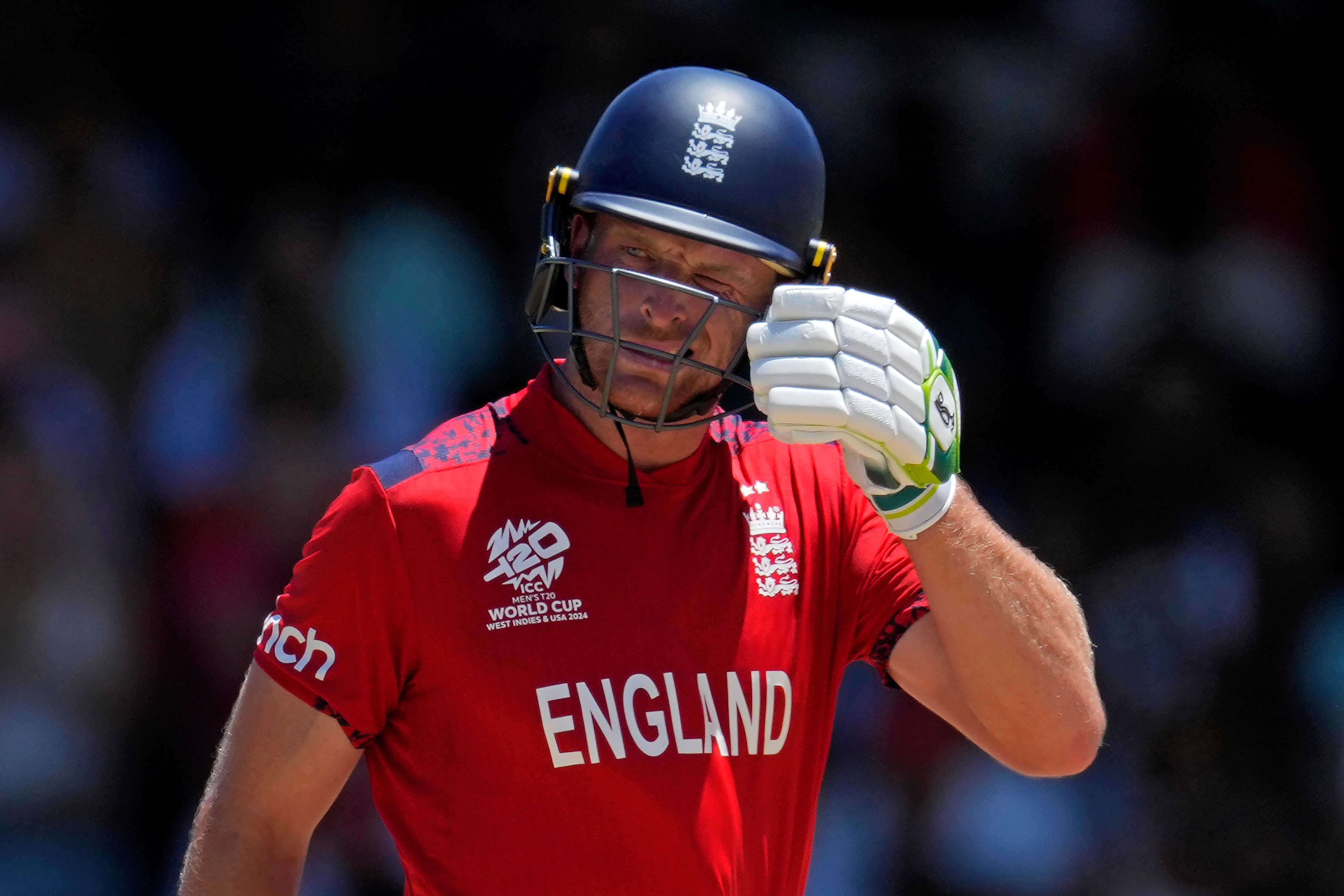 Jos Buttler’s side were well-beaten in their semi-final (Ricardo Mazalan/AP)