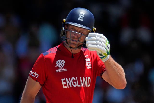 Jos Buttler’s side were well-beaten in their semi-final (Ricardo Mazalan/AP)