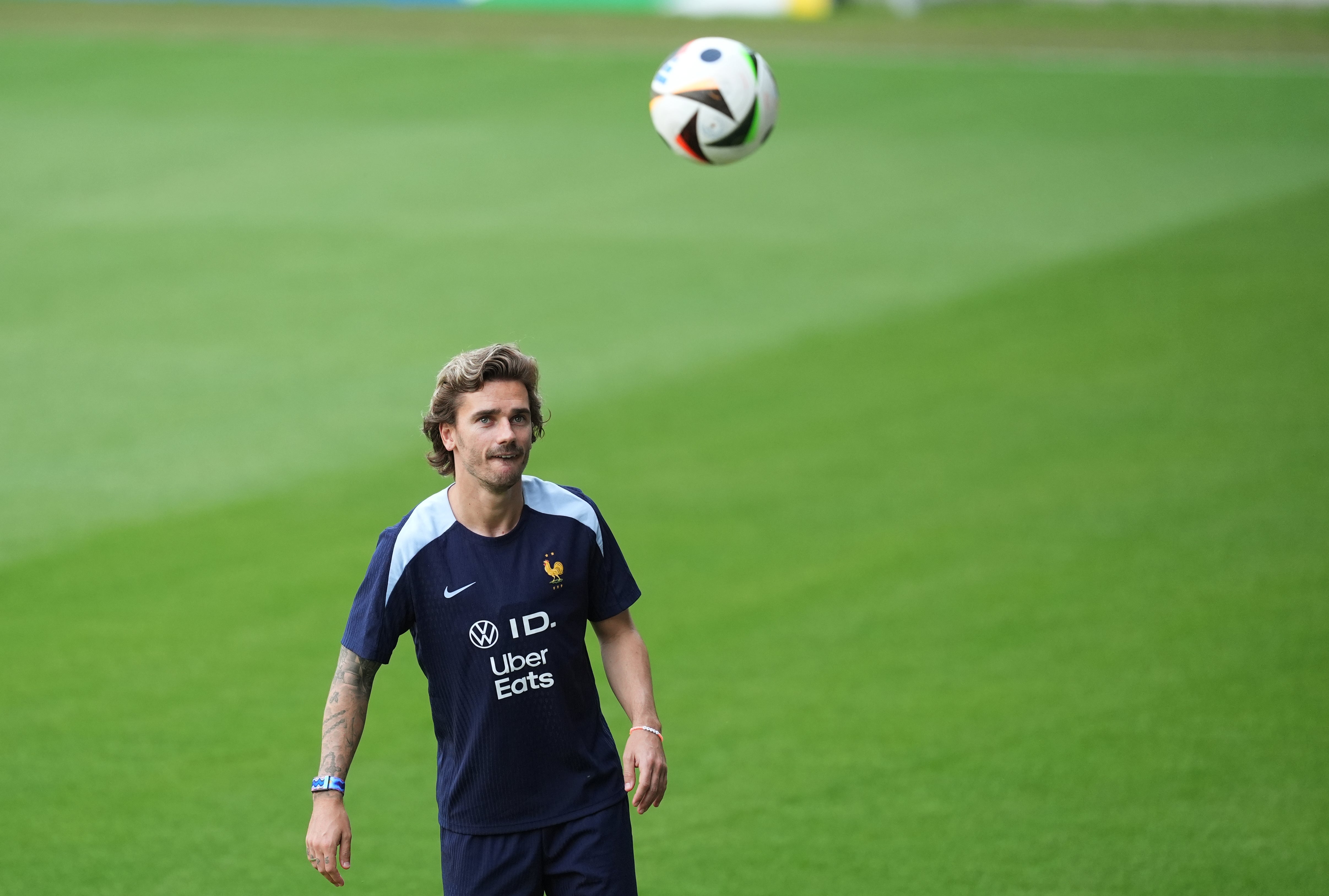 France's Antoine Griezmann during a training session