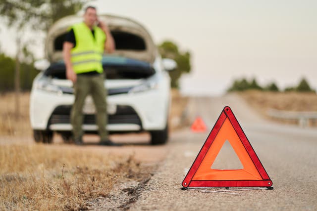 <p>Your car may need to contain a warning triangle and a reflective jacket</p>