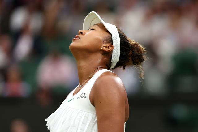 <p>Naomi Osaka was beaten on Centre Court </p>