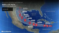 Mapped: Beryl powers through Caribbean islands 