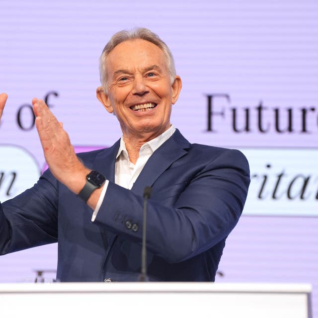 <p>Tony Blair said his successor, Keir Starmer, will need to improve growth and productivity and drive value and efficiency through public spending</p>