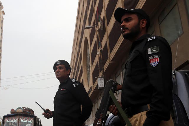 <p>Pakistan police</p>