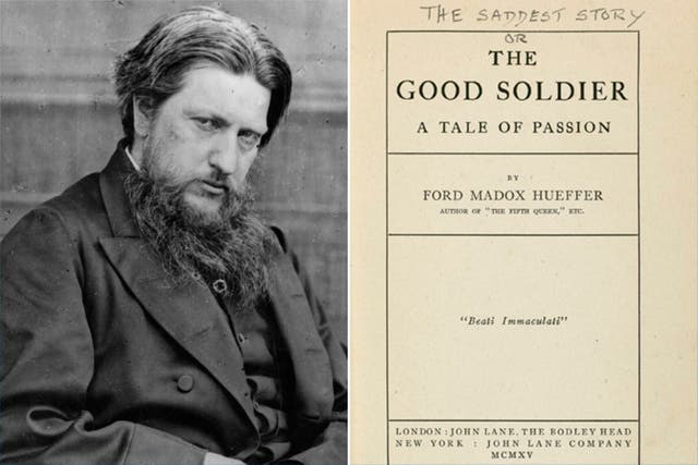 <p>Ford originally named his novel ‘The Saddest Story’ but the publisher objected, arguing that such gloom would not play well with the public in 1915</p>