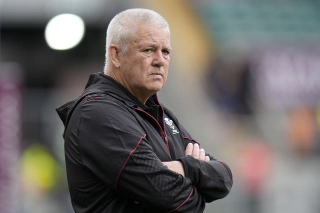 <p>Wales boss Warren Gatland</p>