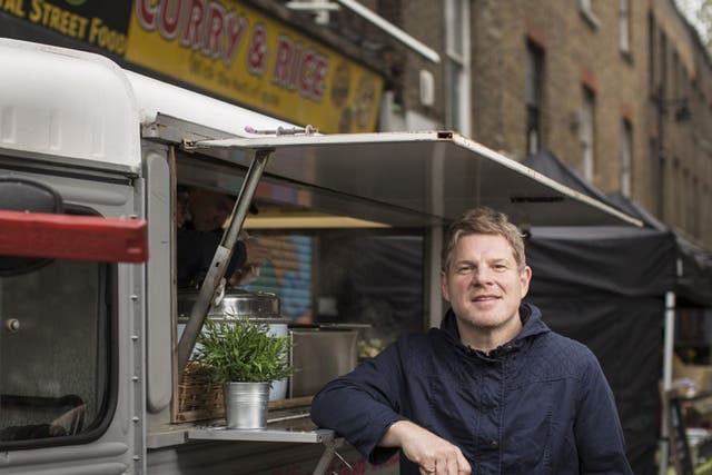 Richard Johnson, organiser of the British Street Food Festival,