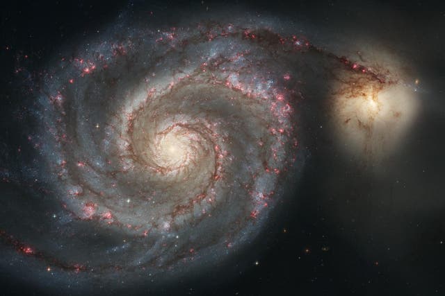 Check out the glorious Whirlpool Galaxy, in the constellation Canes Venatici