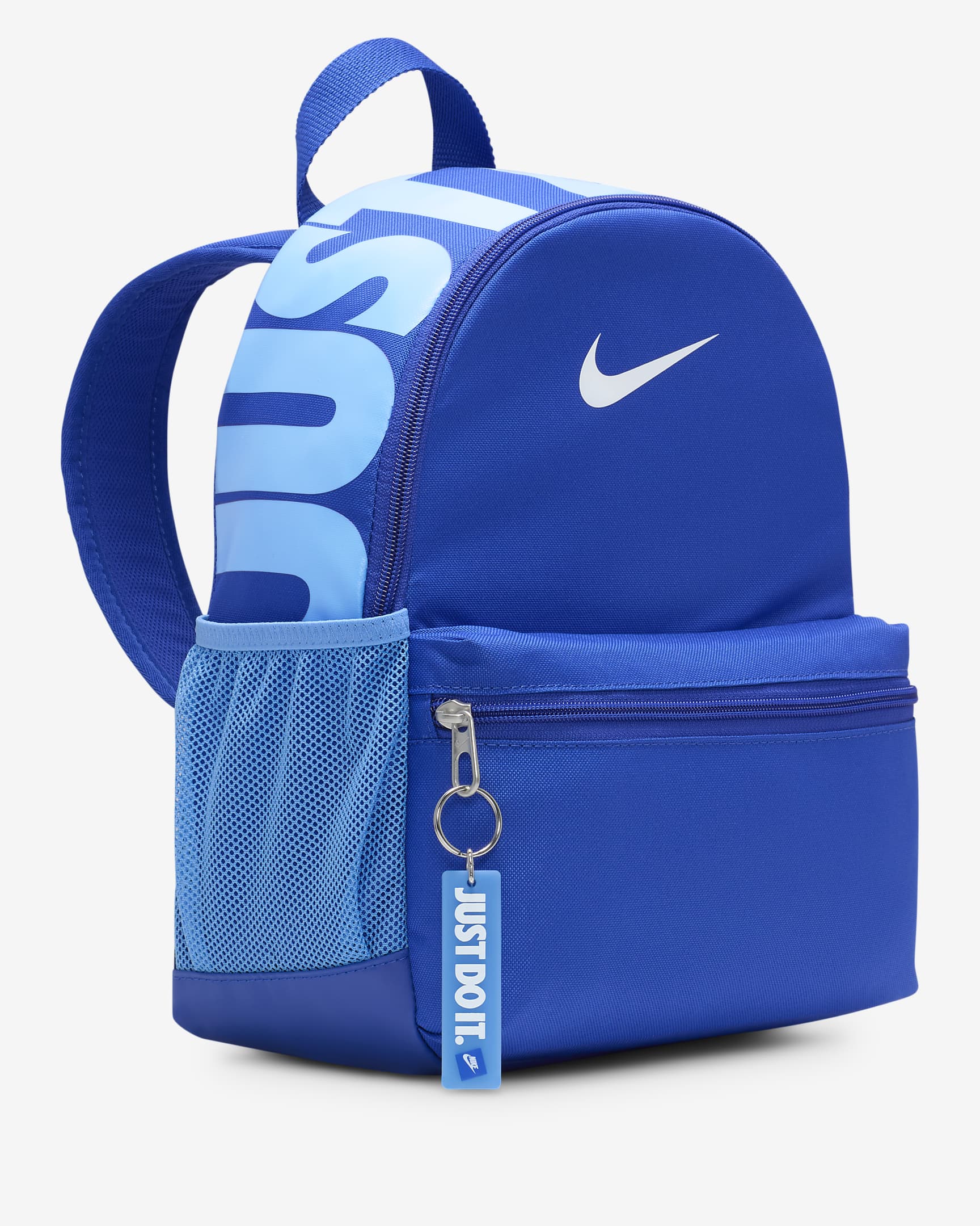 Nike Brasilia JDI Minirucksack für Kinder (11 l) - Game Royal/University Blue/Weiß