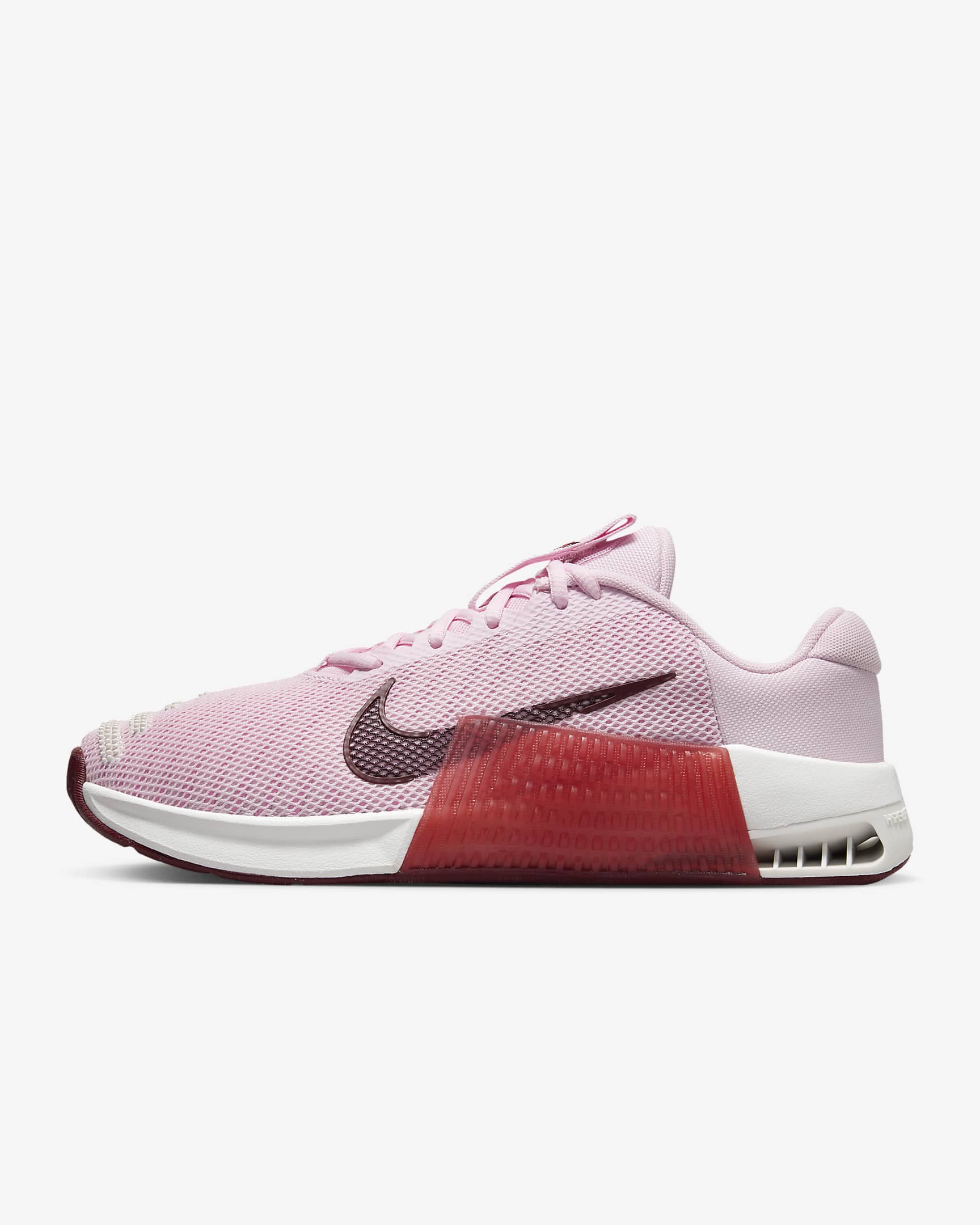 Nike Metcon 9 Kadın Antrenman Ayakkabısı - Pink Foam/Platinum Tint/Adobe/Dark Team Red