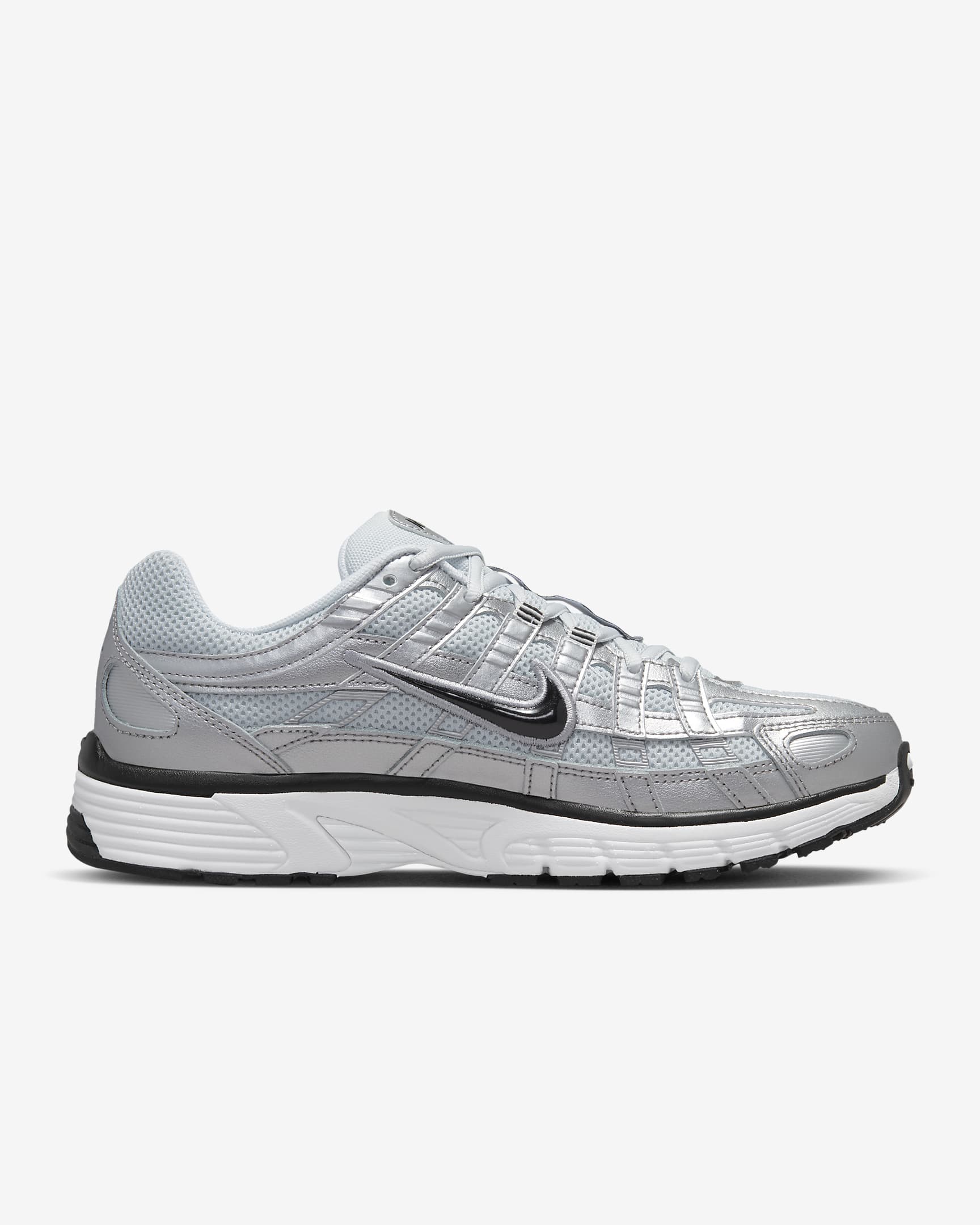 Nike P-6000 Shoes - White/Metallic Silver/Pure Platinum/Black