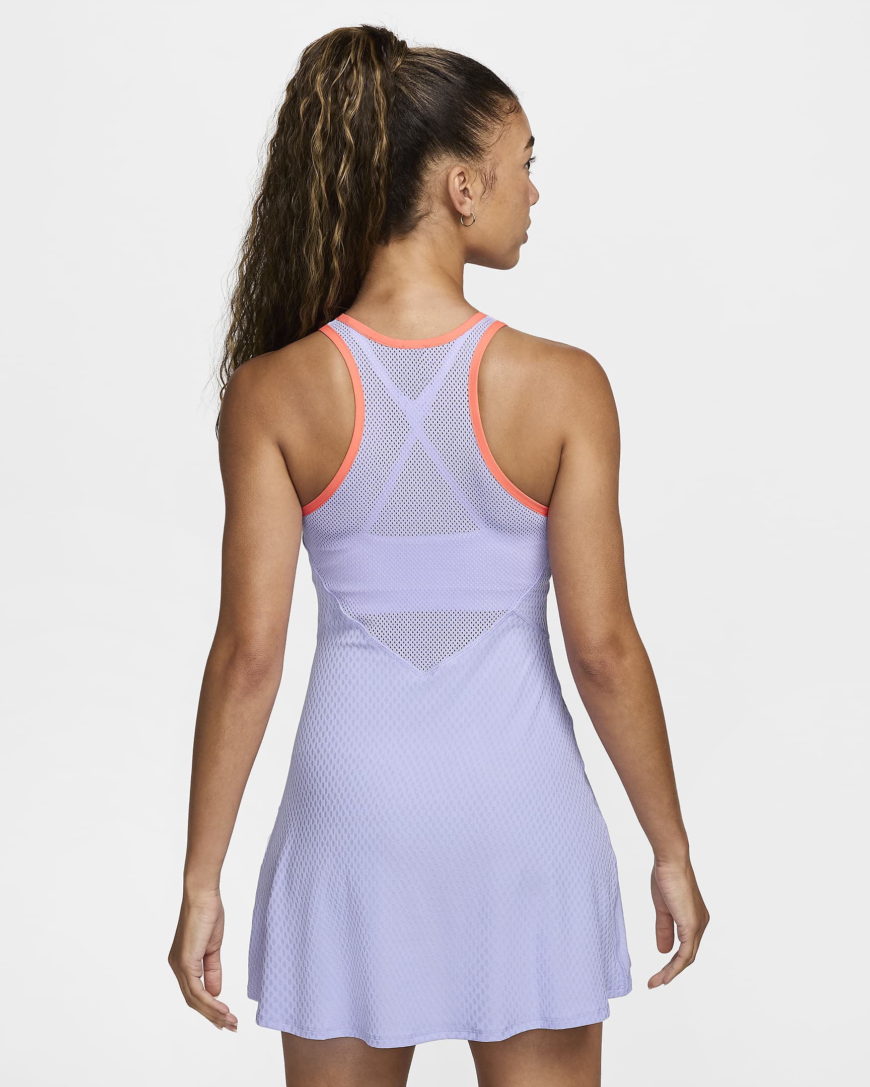 NikeCourt Slam Women's Dress - Purple Pulse/Purple Pulse/Light Wild Mango/Black