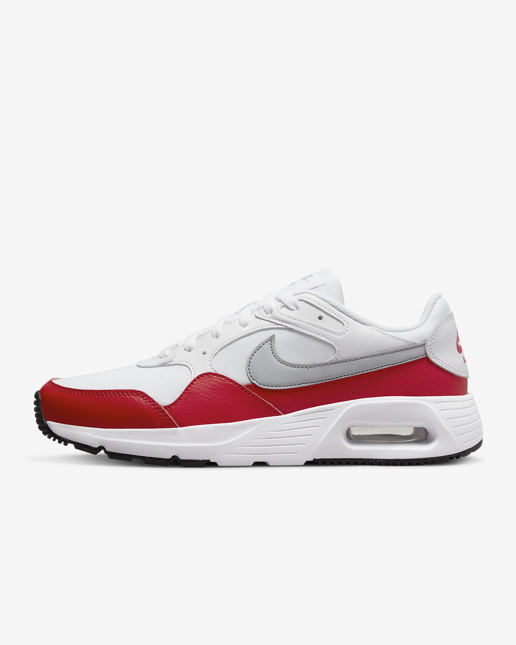 Nike Air Max SC Men's Shoes - White/University Red/Black/Wolf Grey