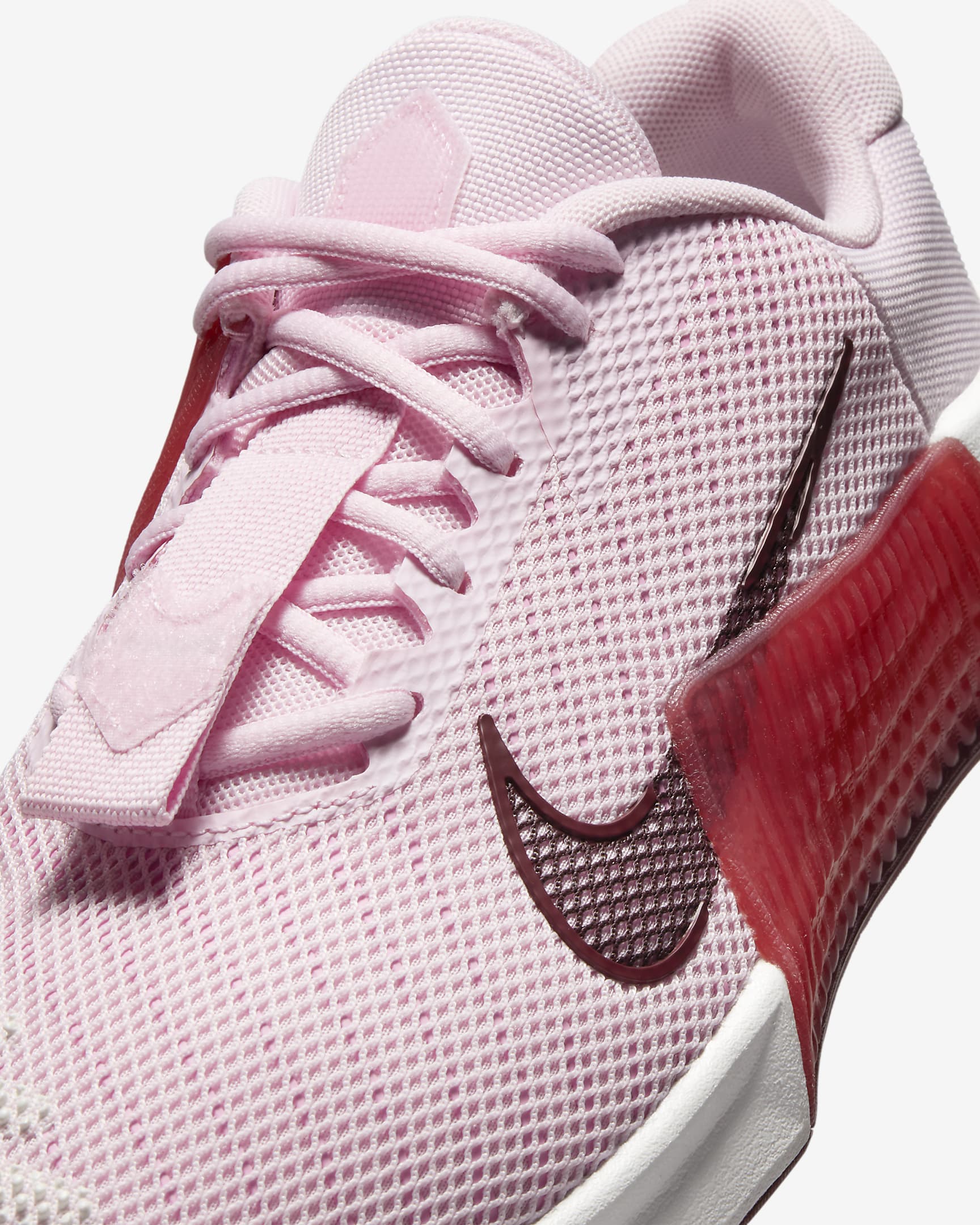 Nike Metcon 9 Kadın Antrenman Ayakkabısı - Pink Foam/Platinum Tint/Adobe/Dark Team Red